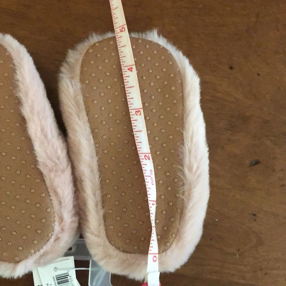 Cozy faux fur ballet flats for baby girl 12-18 months